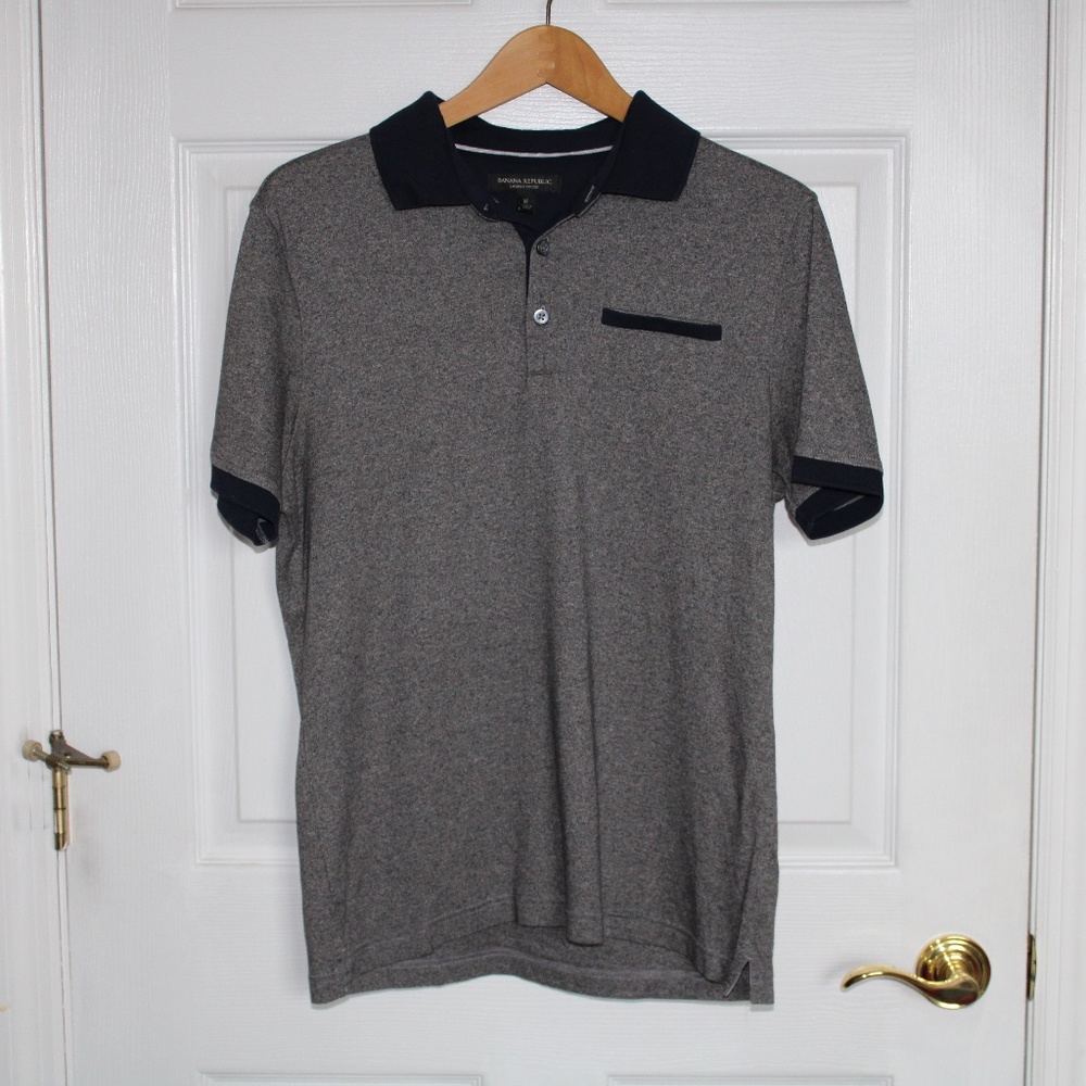 Banana Republic Contrast Pocket Polo